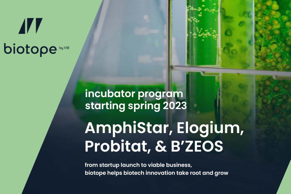 Startup biotope incubator program